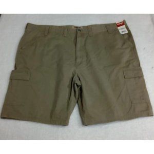 Wrangler Authentics Men's Tan Cargo Shorts Size 48 NEW